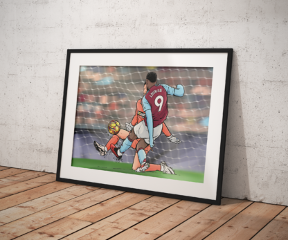 Jhon Duran vs Southampton 24/25 Print