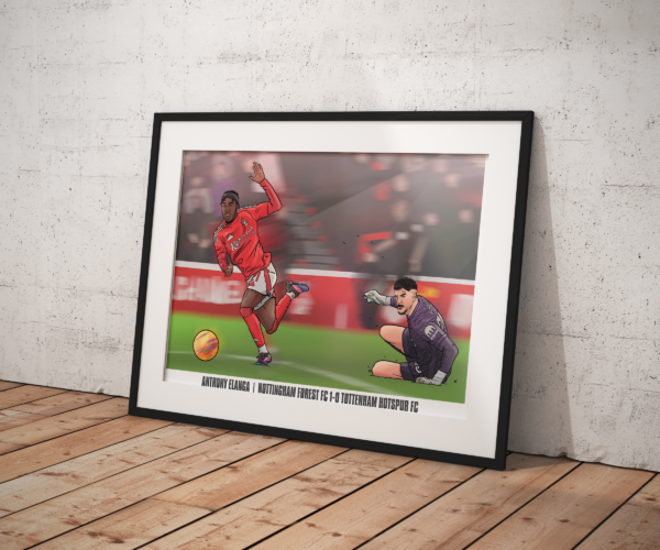 Anthony Elanga vs Spurs 24/25 Print